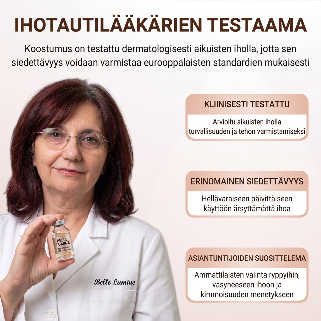 Fórmula dermatologicamente testada