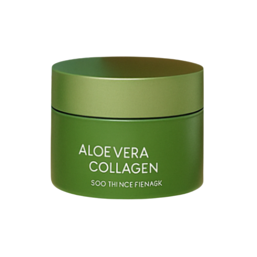 Pensos para os olhos de aloé vera e colagénio